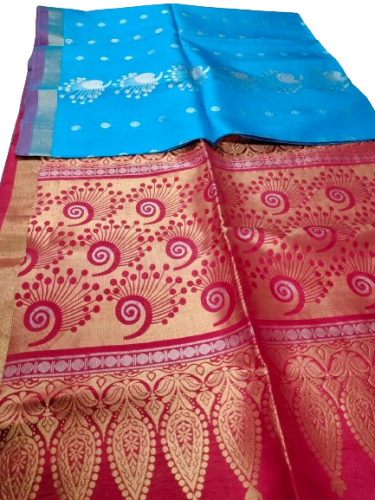 SOFT SILK SAREE WITH BLOUSE